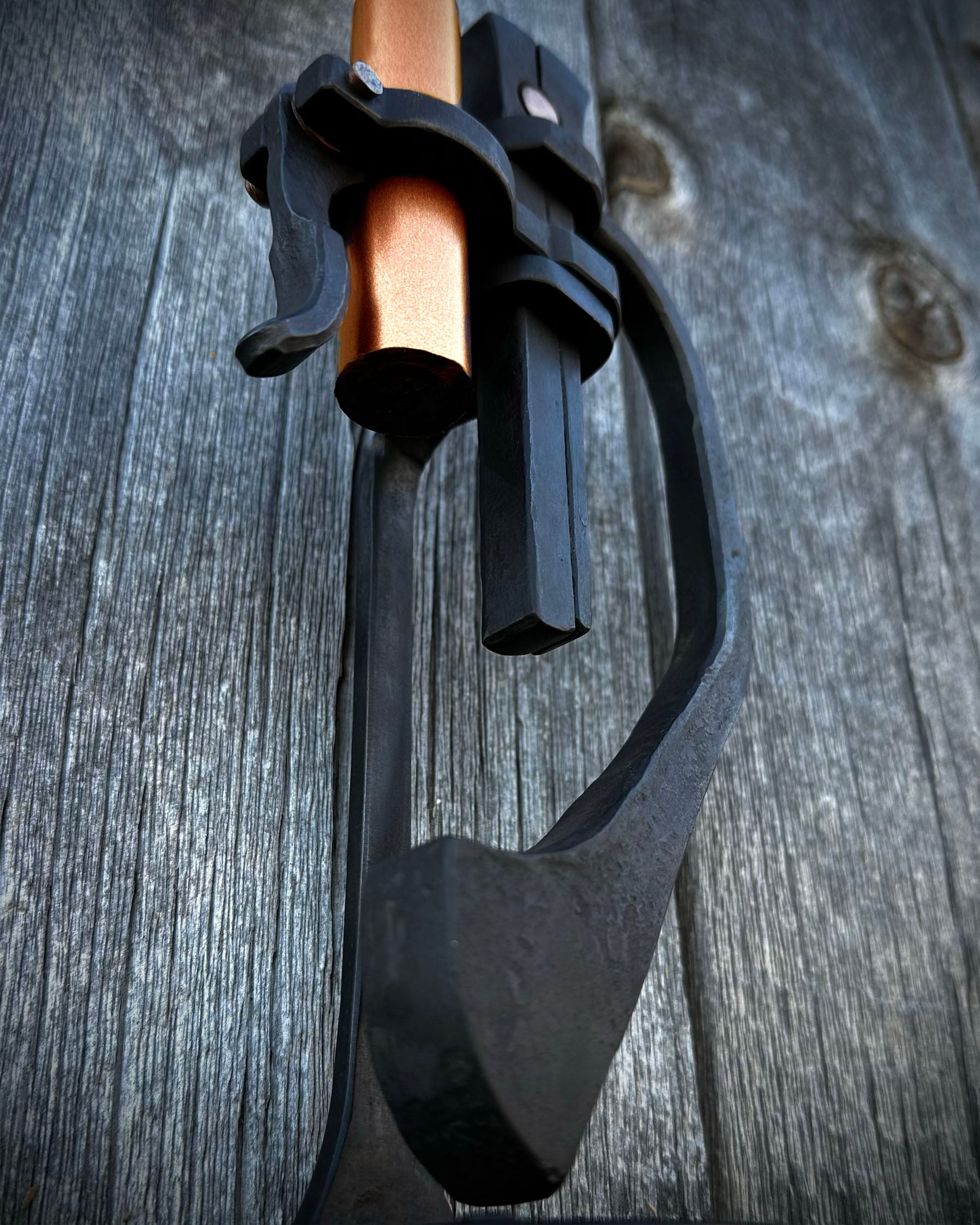 Forged steel sculpture 