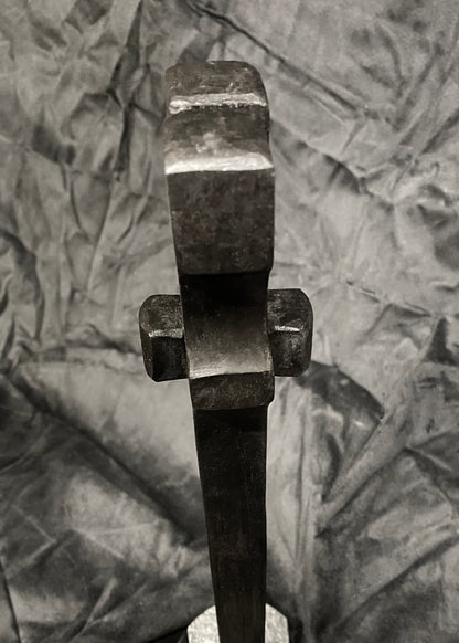 Forged steel with waxed hot finish.